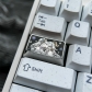 1.75U Caps Lock / Shift Titanium Alloy Artisan Keycaps Precision Pointillism for Mechanical Keyboard -Yae Miko & Raiden Shogun
